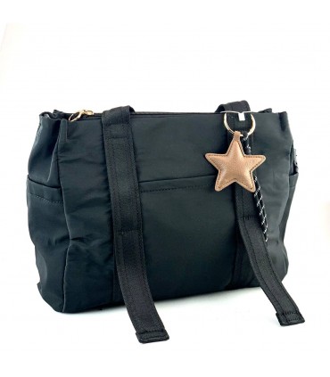 BOLSO NYLON ASAS BFY27881 NEGRO