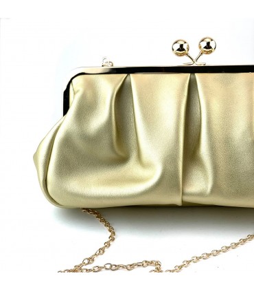 BOLSO FIESTA POLIPIEL AST20705 6 DORADO