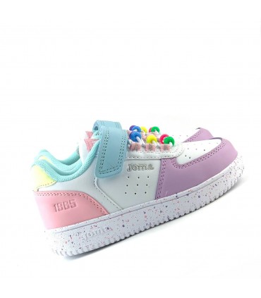 ZAPATILLA JOMA COLORES PIPE JR 2616 WHITE PURPLE BLUE