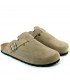 ZUECO PIEL AUTENTI HEBILLA 355 TOPO