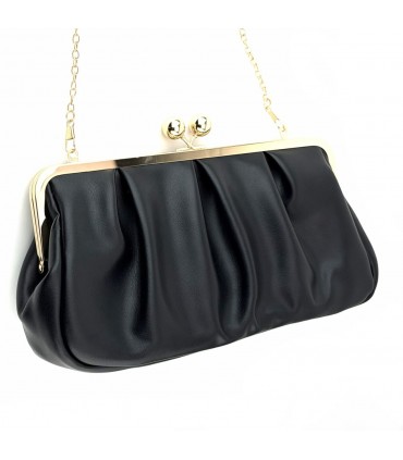 BOLSO FIESTA POLIPIEL AST20705 NEGRO