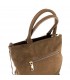 BOLSO FLECOS Y ASAS CON TACHUELAS KMV309428 CHOCOLATE