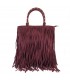 BOLSO FLECOS Y ASAS CON TACHUELAS KMV309428 BURDEOS