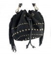 BANDOLERA FLECOS ANTELINA JYL68043 NEGRO