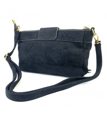BANDOLERA FLECOS KMV309417 NEGRO