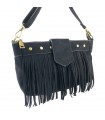 BANDOLERA FLECOS KMV309417 NEGRO