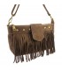 BANDOLERA FLECOS KMV309417 COFFEE