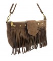 BANDOLERA FLECOS KMV309417 COFFEE
