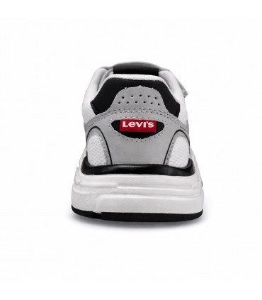 ZAPATILLA LEVIS CURTIS VELCRO SILVER