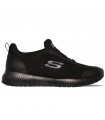 ZAPATILLA SKECHERS SQUAD BLK 77222EC BLACK WORK