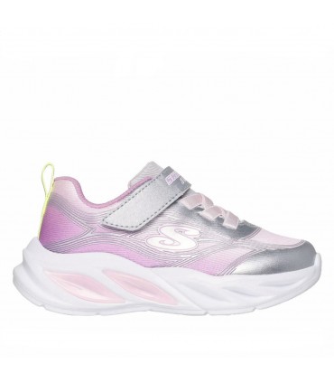 ZAPATILLA SKECHERS KIDS SMLT 303712N SILVER MULTI