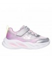 ZAPATILLA SKECHERS KIDS SMLT 303712N SILVER MULTI