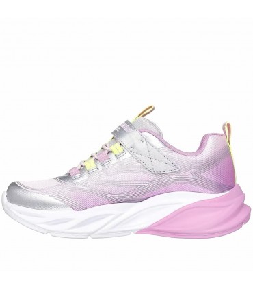 ZAPATILLA SKECHERS KIDS SMLT 303712L SILVER MULTI