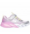 ZAPATILLA SKECHERS KIDS SMLT 303712L SILVER MULTI