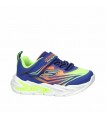 ZAPATILLA SKECHERS KIDS LUCES BLMT 400139N BLUE MULTI