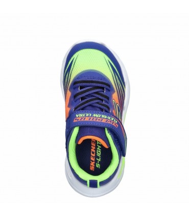 ZAPATILLA SKECHERS KIDS LUCES BLMT 400139N BLUE MULTI