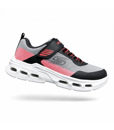 ZAPATILLA SKECHERS KIDS BKOR 405125L BLACK ORANGE