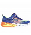 ZAPATILLA SKECHERS KIDS LUCES BLMT 400139L BLUE MULTI