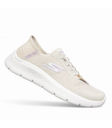 ZAPATILLA SKECHERS SLIP-INS GO WALK FLEX 124836 OFF WHITE.