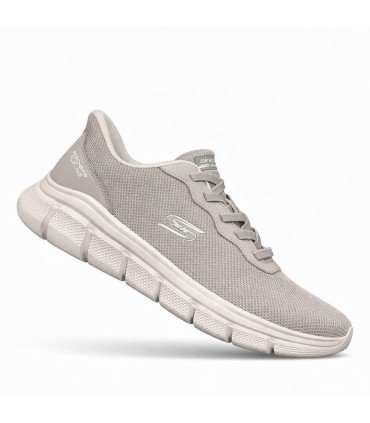 ZAPATILLA SKECHERS SLIP-INS  BOBS FLEX LUCY 117324 TAUPE