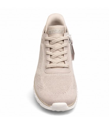 ZAPATILLA SKECHERS ELASTICOS BOBS CURRENT MUSE 117497 NATURAL GOLD