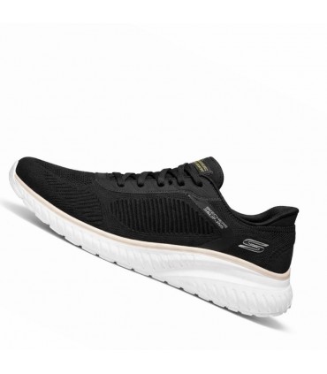 ZAPATILLA SKECHERS ELASTICOS BOBS CURRENT MUSE 117497 BLACK GOLD