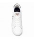 ZAPATILLA SPAGNOLO 40075 BLANCO DETALLE MARRON