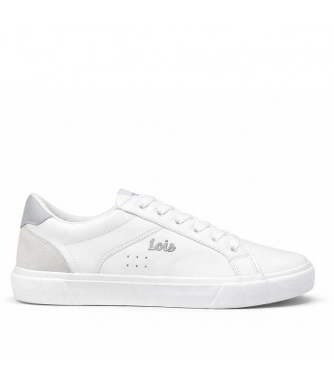 ZAPATILLA LOIS BASICA 61346 BLANCO GRIS