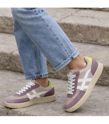 ZAPATILLA RAYAS CORINA M6045 LILA VERDE