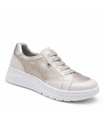 ZAPATO FLUCHOS PIEL MUJER F1918 INDIOS BEIGE