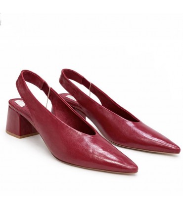 ZAPATO TACON CUADRADO M6265 CEREZA