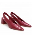 ZAPATO TACON CUADRADO M6265 CEREZA