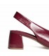 ZAPATO TACON CUADRADO M6265 CEREZA