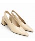 ZAPATO TACON CUADRADO M6265 TAUPE