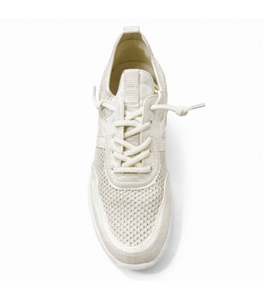 ZAPATILLA CALCETIN AMARPIES  LETRA AMD30014 PLATINO