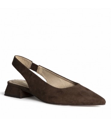 ZAPATO DESTALONADO TACON BAJO M6215 CAFE