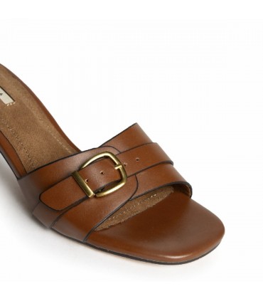 SANDALIA TACON HEBILLA M6305 CUERO