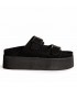 ZUECO PLATAFORMA HEBILLAS M6380 NEGRO