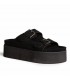 ZUECO PLATAFORMA HEBILLAS M6380 NEGRO