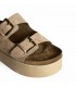ZUECO PLATAFORMA HEBILLAS M6380 CAMEL