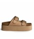 ZUECO PLATAFORMA HEBILLAS M6380 CAMEL