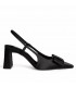 ZAPATO TACON RASO LAZO CORINA M6255 NEGRO