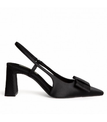 ZAPATO TACON RASO LAZO CORINA M6255 NEGRO