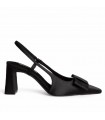 ZAPATO TACON RASO LAZO CORINA M6255 NEGRO