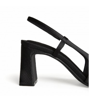 ZAPATO TACON RASO LAZO CORINA M6255 NEGRO