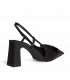 ZAPATO TACON RASO LAZO CORINA M6255 NEGRO