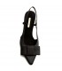 ZAPATO TACON RASO LAZO CORINA M6255 NEGRO