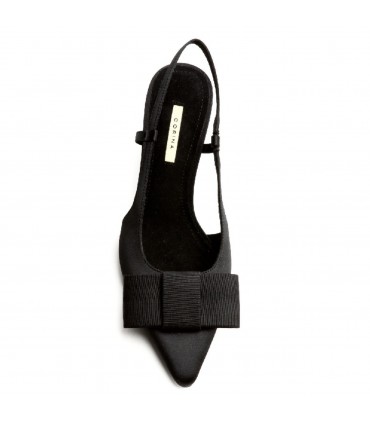 ZAPATO TACON RASO LAZO CORINA M6255 NEGRO