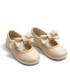 ZAPATO VESTIR LAZO -4122 BEIG BRILLO
