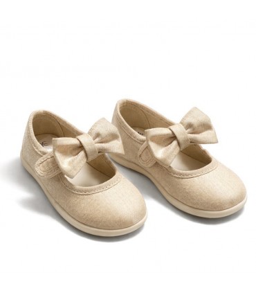 ZAPATO VESTIR LAZO -4122 BEIG BRILLO